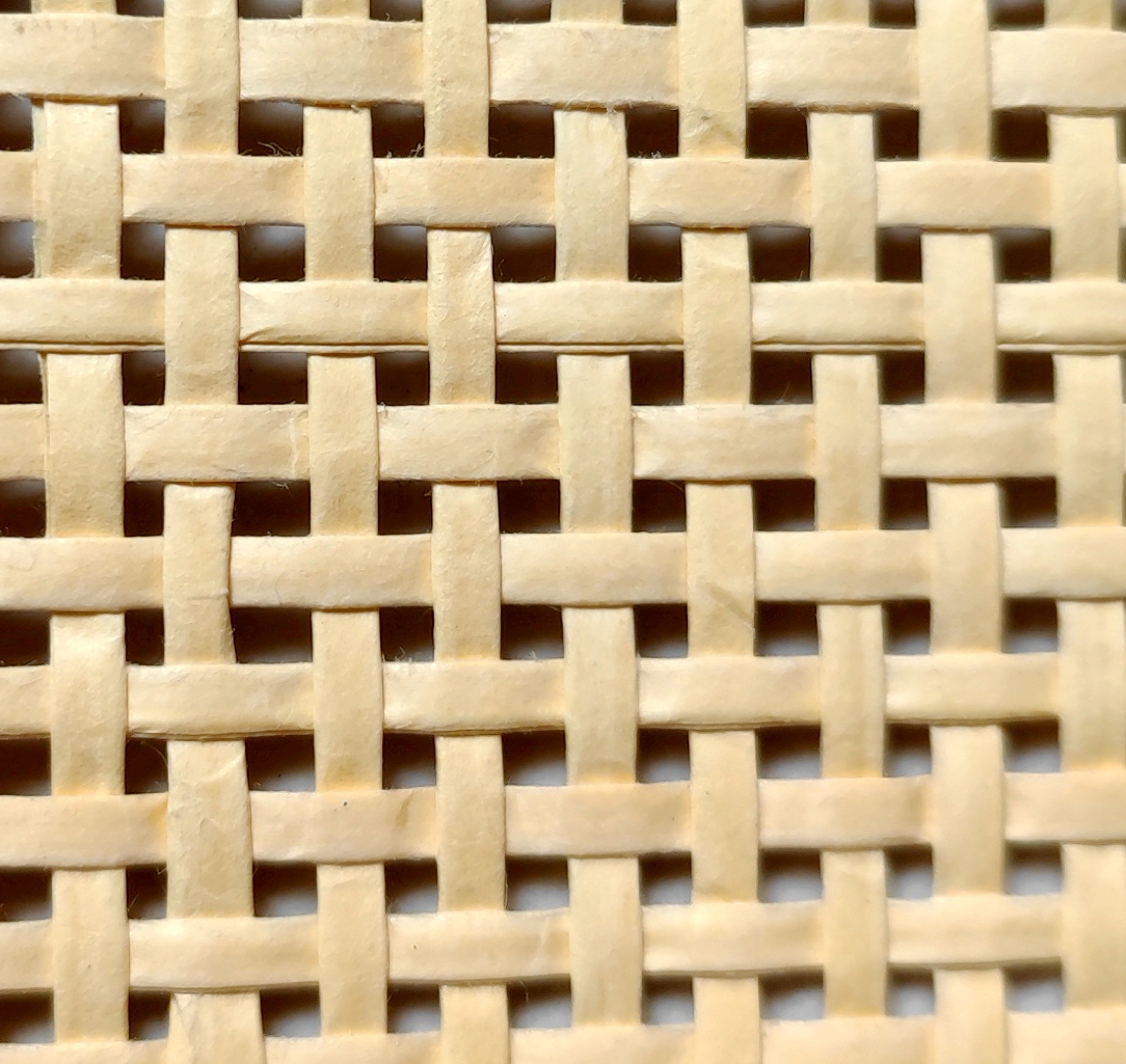 Paper Rattan Square Webbing